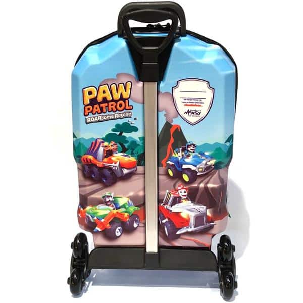 Mochila Escolar Infantil de Rodinhas Patrulha Canina em EVA Maxtoy - PT 1 UN