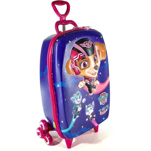 Mochila Escolar Infantil de Rodinhas Patrulha Canina em EVA Maxtoy - PT 1 UN