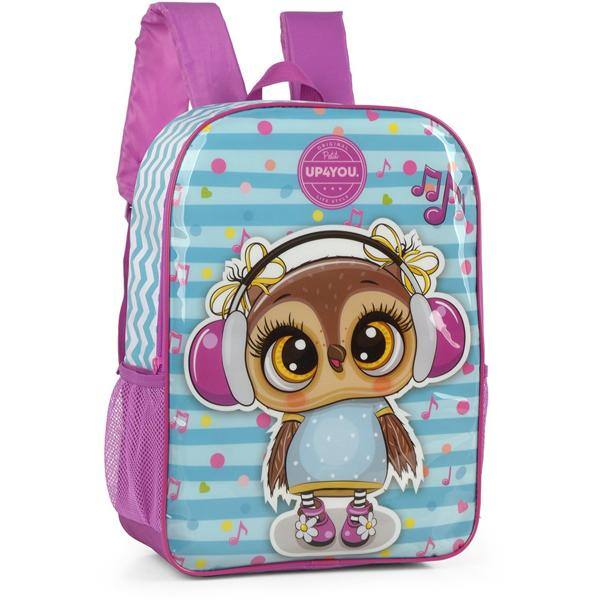Mochila poliéster UP4YOU Coruja 16", IS36651UP 2400, Luxcel - PT 1 UN