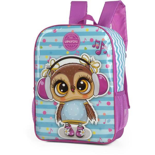 Mochila poliéster UP4YOU Coruja 16", IS36651UP 2400, Luxcel - PT 1 UN