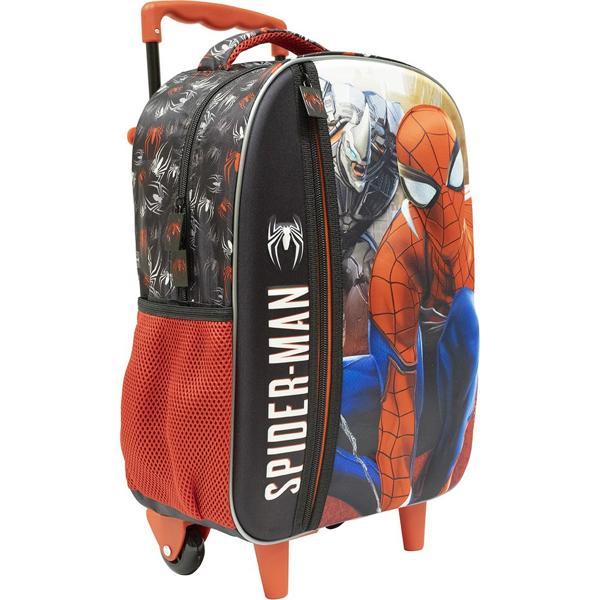 Mochila infantil Homem Aranha Spiderman Marvel em Poliéster 16" Xeryus - PT 1 UN