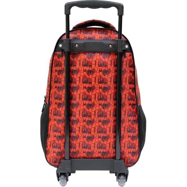 Mochila Escolar Infantil de Rodinhas Marvel Homem Aranha em Poliéster 18" Xeryus - PT 1 UN