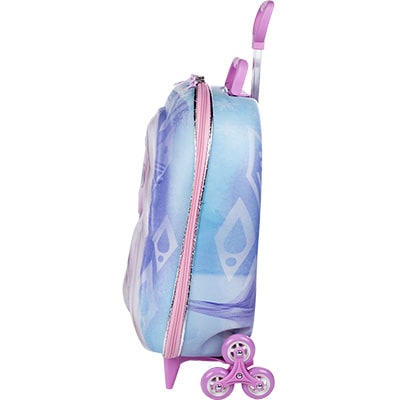 Mochila Escolar Infantil de Rodinhas Disney Frozen Elsa em EVA Maxtoy - PT 1 UN