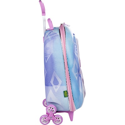 Mochila Escolar Infantil de Rodinhas Disney Frozen Elsa em EVA Maxtoy - PT 1 UN