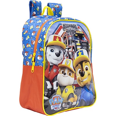 Mochila Infantil Patrulha Canina - Paw Patrol em Nylon 16" Xeryus - PT 1 UN