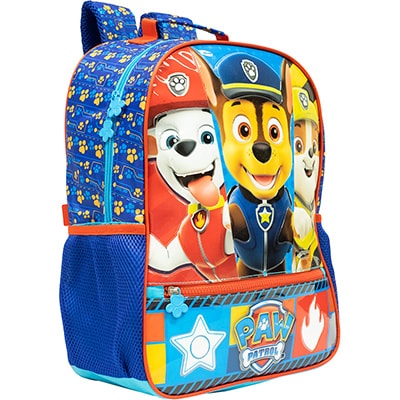 Mochila Infantil Patrulha Canina - Paw Patrol em Nylon 16" Xeryus - PT 1 UN