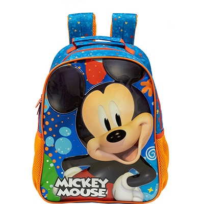 Mochila Infantil Mickey Disney em Poliéster 16" Xeryus - PT 1 UN