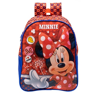 Mochila Infantil Disney Minnie em Poliéster 16" Xeryus - PT 1 UN