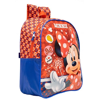 Mochila Infantil Minnie Disney em Poliéster 16" Xeryus - PT 1 UN