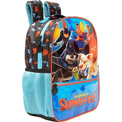 Mochila Infantil DC Super Pets em Poliéster 16" Xeryus - PT 1 UN