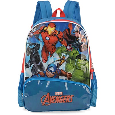 Mochila Infantil Marvel Vingadores - Avengers em Poliéster Luxcel - PT 1 UN