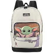 Mochila poli. Mandalorian cinza MS46445ML_ Luxcel PT 1 UN