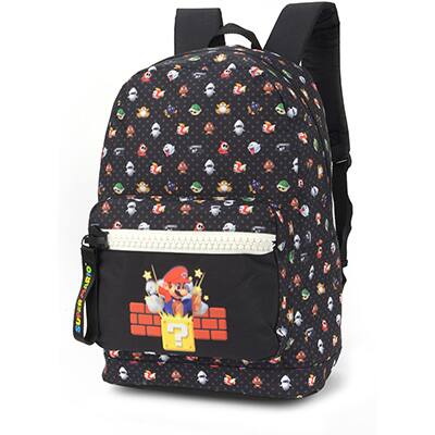Mochila Super Mario em Poliéster Luxcel - PT 1 UN