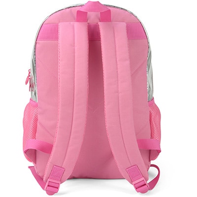 Mochila poliéster, Barbie, Rosa, MS46378BB, Luxcel - PT 1 UN