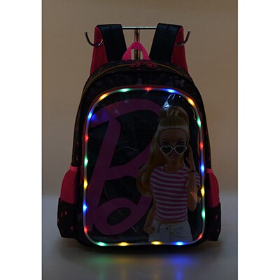 Mochila infantil Barbie Mattel em Poliéster Luxcel - PT 1 UN