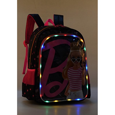 Mochila infantil Barbie Mattel em Poliéster Luxcel - PT 1 UN