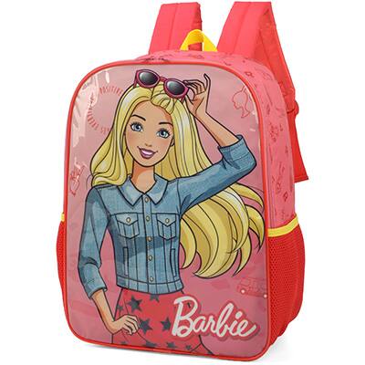 Mochila infantil Barbie Mattel em Poliéster Luxcel - PT 1 UN