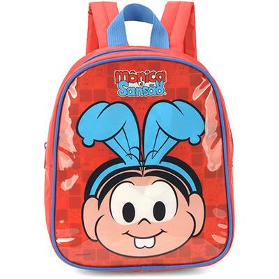 Mochila Infantil Turma da Mônica em Poliéster Luxcel - PT 1 UN
