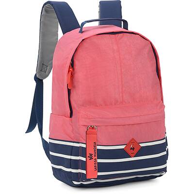 Mochila poliéster, Larissa Manoela, Salmão, MS46316UP, Luxcel - PT 1 UN