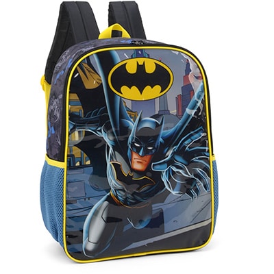 Mochila Infantil DC Batman em Poliéster Luxcel - PT 1 UN