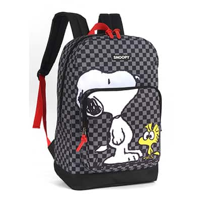 Mochila Snoopy - Peanuts em Poliéster Luxcel - PT 1 UN