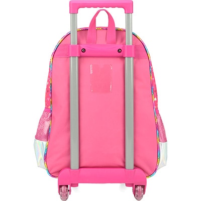 Mochila Escolar Infantil de Rodinhas Rainbow High Luxcel - PT 1 UN