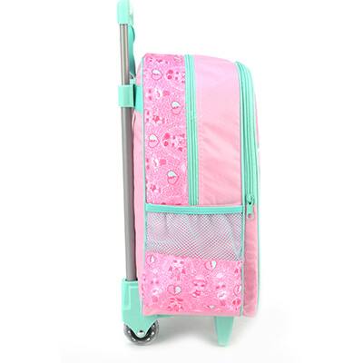 Mochila Escolar Infantil de Rodinhas LOL em Poliéster Luxcel - PT 1 UN