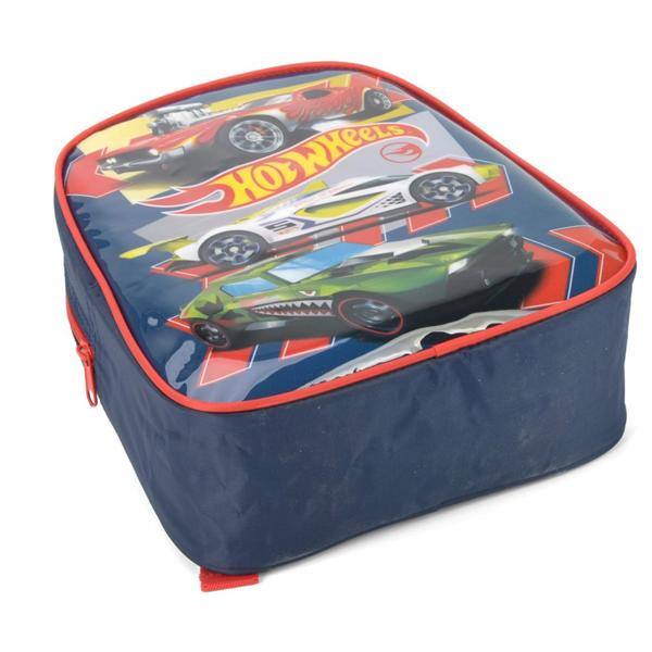 Mochila Infantil Hot Wheels em Poliéster Luxcel - PT 1 UN