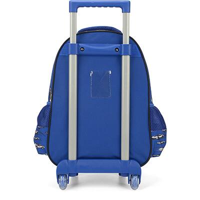 Mochila Escolar Infantil de Rodinhas Hot Wheels Mattel em Poliéster Luxcel - PT 1 UN