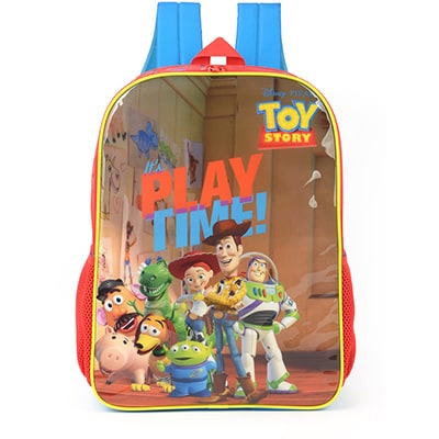 Mochila Infantil Disney Toy Story em Poliéster Luxcel - PT 1 UN