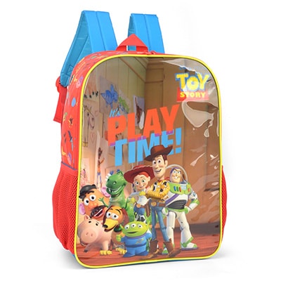 Mochila Infantil Disney Toy Story em Poliéster Luxcel - PT 1 UN