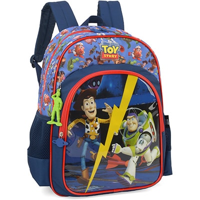 Mochila Infantil Disney Toy Story em Poliéster Luxcel - PT 1 UN