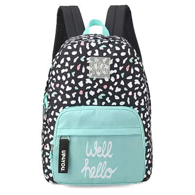 Mochila poliéster, UP4YOU Verde, MS46357UP, Luxcel - PT 1 UN