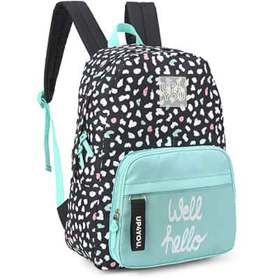 Mochila poliéster, UP4YOU Verde, MS46357UP, Luxcel - PT 1 UN