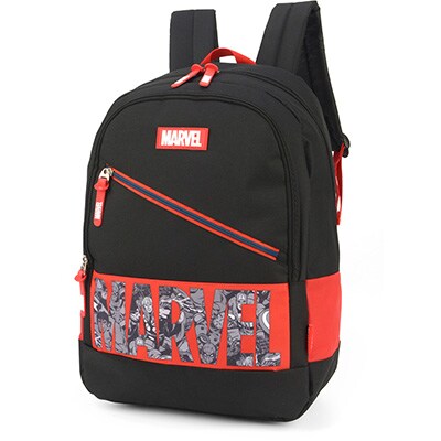 Mochila Marvel Logo em Poliéster Luxcel - PT 1 UN