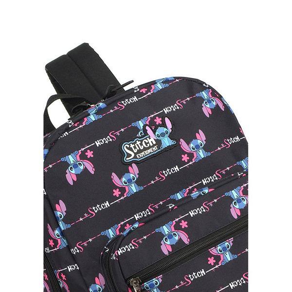 Mochila Stitch Disney, Preto, MS46408SC, Luxcel - PT 1 UN
