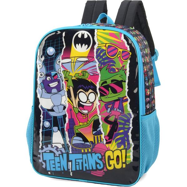 Mochila Infantil DC Jovens Titãs - Teen Titans Go em Poliéster Luxcel - PT 1 UN