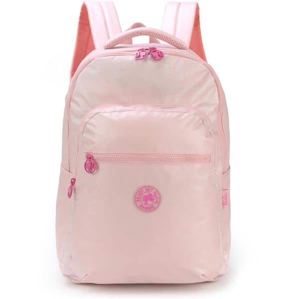 Mochila Escolar Barbie Mattel rosa em Poliéster, Luxcel - PT 1 UN