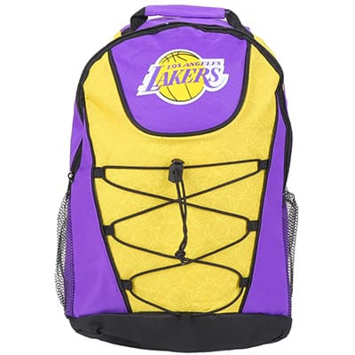 Mochila Los Angeles Lakers - NBA em Poliéster Futebol e Magia - PT 1 UN