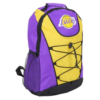 Mochila Los Angeles Lakers - NBA em Poliéster Futebol e Magia - PT 1 UN