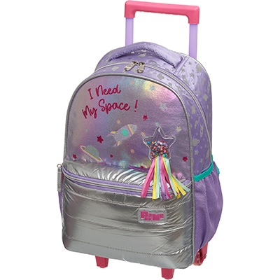 Mochila Escolar Infantil de Rodinhas Pack Cosmic 998S01 Pacific - PT 1 UN