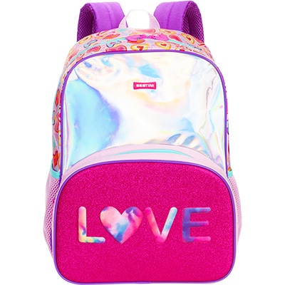 Mochila poliéster, X Love, colorido, 06597-00, Sestini - PT 1 UN