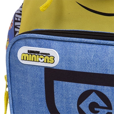 Mochila Infantil Minions em Poliéster G Sestini - PT 1 UN