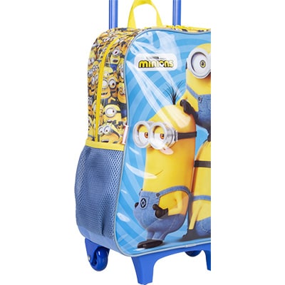 Mochila Infantil Minions em Poliéster G Sestini - PT 1 UN