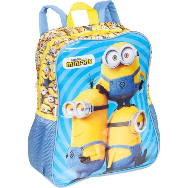 Mochila Infantil Minions em Poliéster G Sestini - PT 1 UN