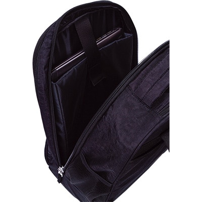 Mochila nylon com rodas, Rolling Crinkle, Preto, 075498-01, Sestini - PT 1 UN