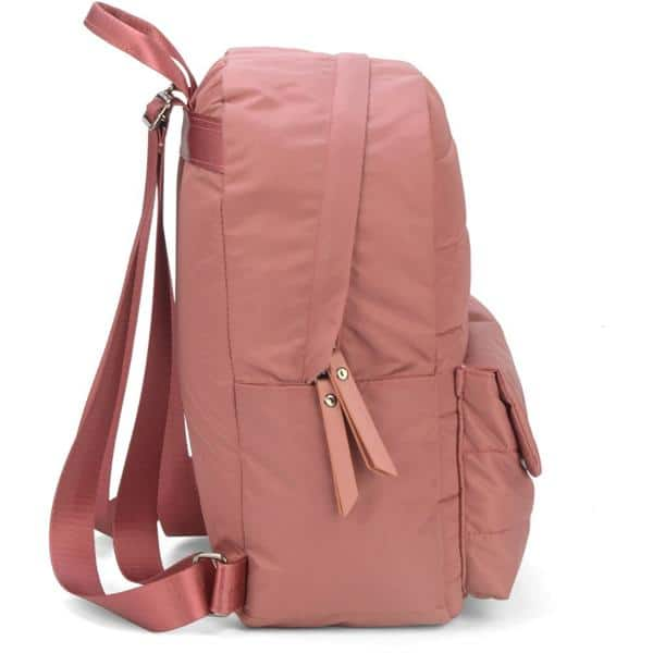 Mochila Nylon, Rosê, BU78710, Luxcel - PT 1 UN