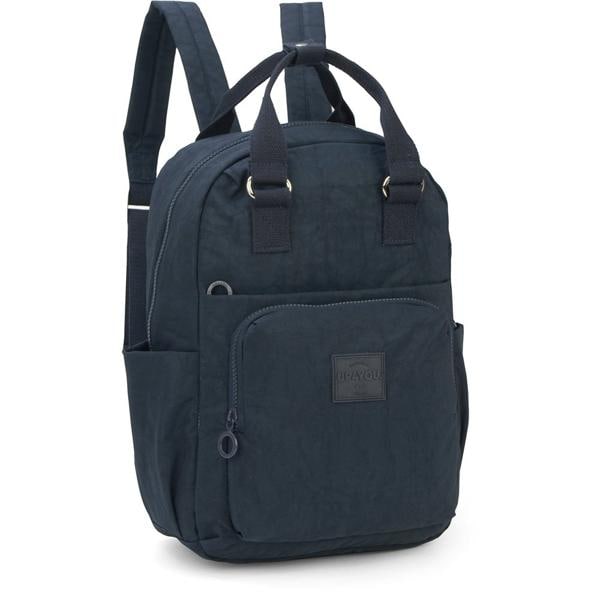 Mochila Crinkle, Azul escuro, BU78725, Luxcel - PT 1 UN