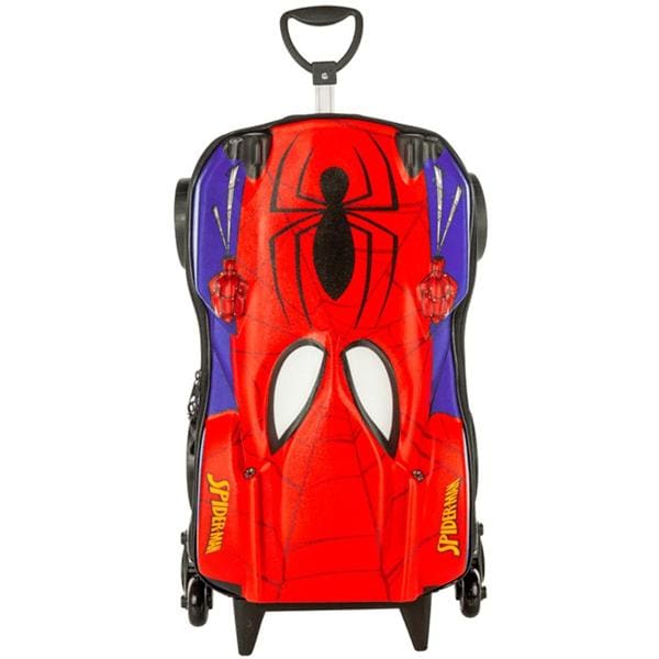 Mochila Escolar Infantil de Rodinhas Marvel Homem Aranha em EVA Maxtoy - PT 1 UN