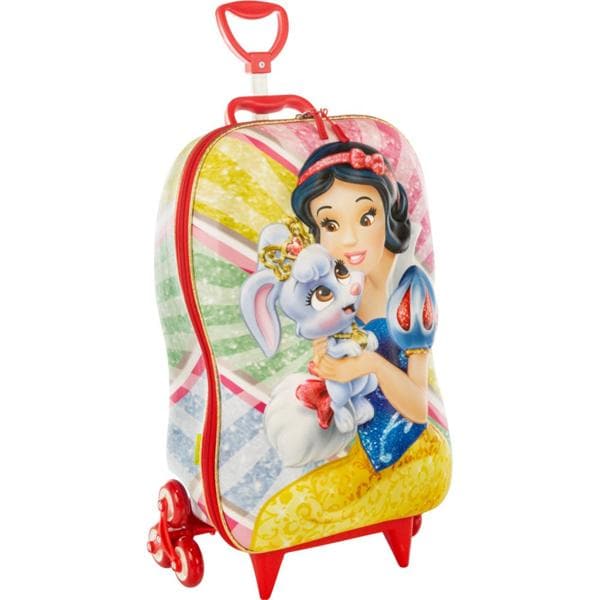 Mochila Escolar Infantil de Rodinhas Disney Princesas Branca de Neve em EVA Maxtoy - PT 1 UN